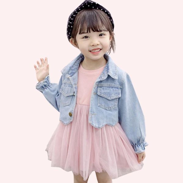 clothing sets kids clothes girls denim jacket & dress baby suit patchwork mesh autumn novelty for party, White
clothing sets kids clothes girls denim jacket & dress baby suit patchwork mesh autumn novelty for party, White