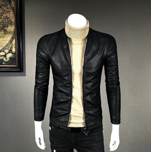 mens leather jacket slim motorcycle coat men jackets winter plus velvet to keep warm clothes jaqueta de couro street fashion, Black
mens leather jacket slim motorcycle coat men jackets winter plus velvet to keep warm clothes jaqueta de couro street fashion, Black