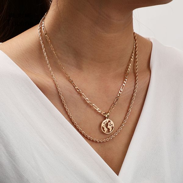 золото карта ожерелье для женщин очаровательного металлической цепи chocker многослойных мод партии ювелирных аксессуаров 9520, Silver
золото карта ожерелье для женщин очаровательного металлической цепи chocker многослойных мод партии ювелирных аксессуаров 9520, Silver