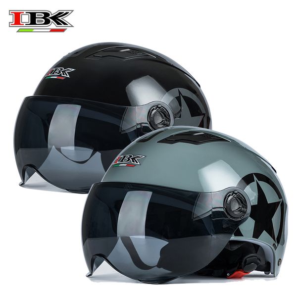 motorcycle helmets ibk 3/4 motorbike moto electric bicycle stylish universal casco casque open-face with sun visor helmet ibk-035
motorcycle helmets ibk 3/4 motorbike moto electric bicycle stylish universal casco casque open-face with sun visor helmet ibk-035