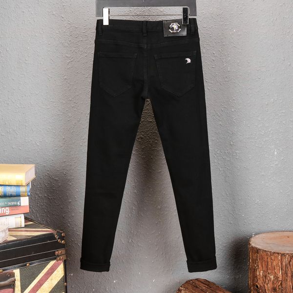 2020 new mens denim jeans black ripped pants fashion skinny broken style bike motorcycle rock revival jean, Blue
2020 new mens denim jeans black ripped pants fashion skinny broken style bike motorcycle rock revival jean, Blue