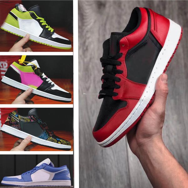 2020 new 1 low varsity red basketball shoe men women black red sport 1 low gym red with multicolor snakeskin trainers sneake
2020 new 1 low varsity red basketball shoe men women black red sport 1 low gym red with multicolor snakeskin trainers sneake
