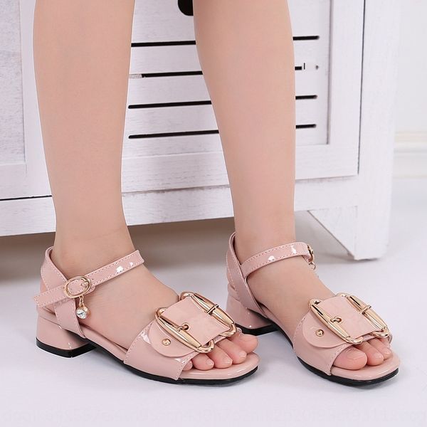 girls' princess soft bottom korean fashion patent leather metal buckle girls' casual high-heeled sandals and sandals princess shoe, Black;red
girls' princess soft bottom korean fashion patent leather metal buckle girls' casual high-heeled sandals and sandals princess shoe, Black;red