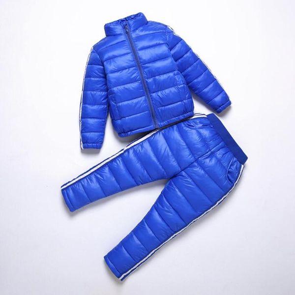 2pc baby boys girls clothing set winter warm lightweight children jackets ski suit snowsuit down jackets outerwear coat+trousers, White
2pc baby boys girls clothing set winter warm lightweight children jackets ski suit snowsuit down jackets outerwear coat+trousers, White