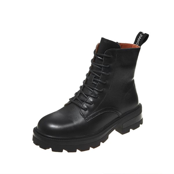 2020 кожаные сапоги верхнего слоя коровы женские повседневный martin boots скольжению резиновая подошва шнуровке черного цвета размер 35 ~ 4, Black
2020 кожаные сапоги верхнего слоя коровы женские повседневный martin boots скольжению резиновая подошва шнуровке черного цвета размер 35 ~ 4, Black