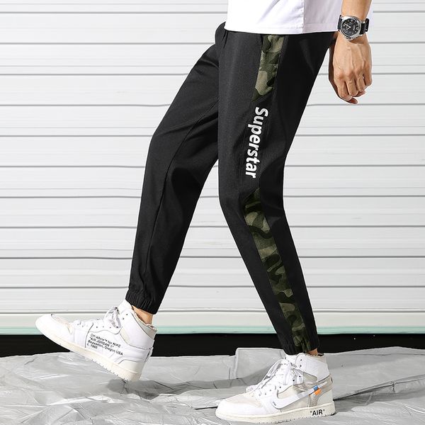 2020 men's jogging pants sweatpants mens clothing camouflage streetwear men's cool summer straight trousers, Black
2020 men's jogging pants sweatpants mens clothing camouflage streetwear men's cool summer straight trousers, Black