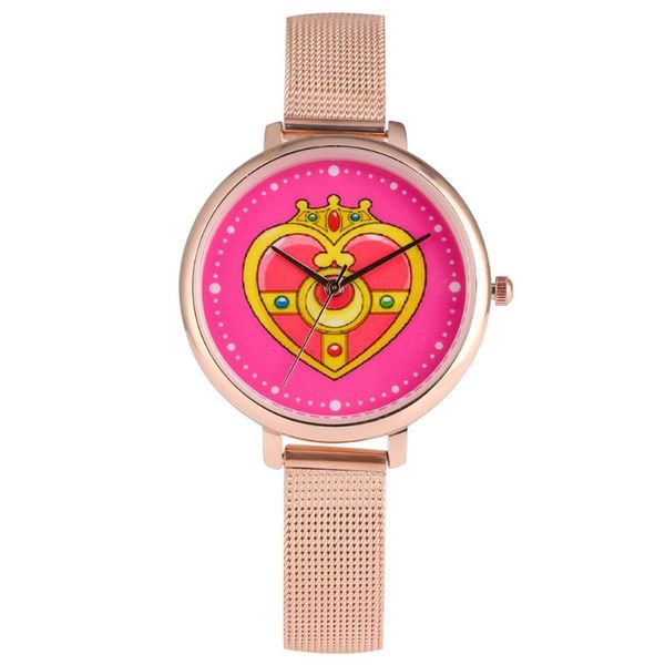 women's watches analog rose gold luxury wristwatch fashion sailor moon ladies watch bracelet quartz clock relogio feminino, Slivery;brown
women's watches analog rose gold luxury wristwatch fashion sailor moon ladies watch bracelet quartz clock relogio feminino, Slivery;brown
