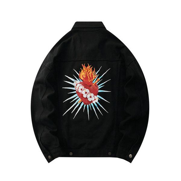 20ss men jackets famous mens denim jacket men women casual men coat black blue fashion mens jacket stylist outwear size m-xxl, Black;brown
20ss men jackets famous mens denim jacket men women casual men coat black blue fashion mens jacket stylist outwear size m-xxl, Black;brown