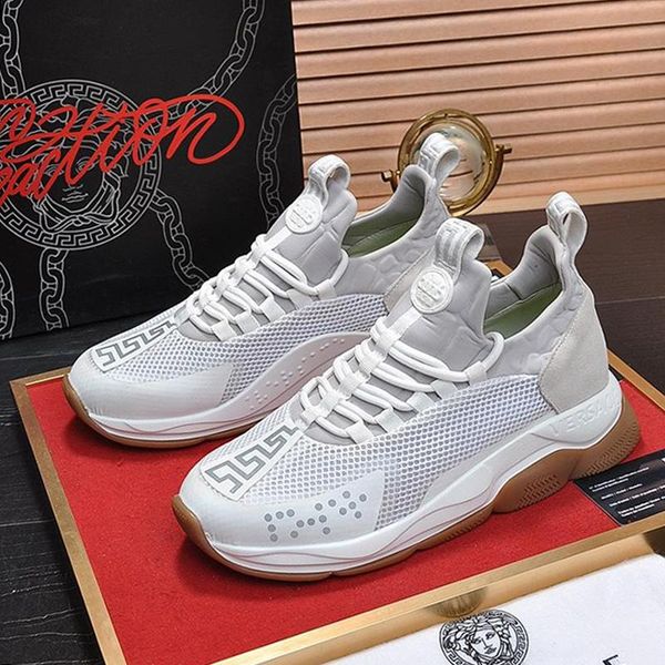 new arrival mens shoes outdoor walking vintage designer sneakers scarpe da uomo cross chainer sneakers luxury lace -up plus size men shoes, Black
new arrival mens shoes outdoor walking vintage designer sneakers scarpe da uomo cross chainer sneakers luxury lace -up plus size men shoes, Black