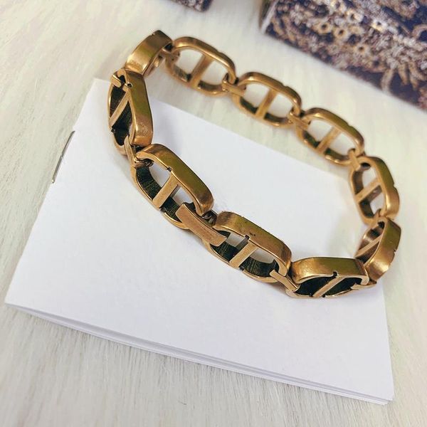c2053 european and american popular letter hand catenary fashion personality punk copper plated wide version bracelet for men and wome, Golden;silver 
c2053 european and american popular letter hand catenary fashion personality punk copper plated wide version bracelet for men and wome, Golden;silver