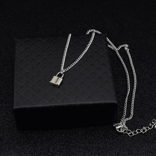 women stainless steel necklace padlock pendant men chain necklaces sweater lock choker for male female punk rock hip hop gifts, Silver
women stainless steel necklace padlock pendant men chain necklaces sweater lock choker for male female punk rock hip hop gifts, Silver