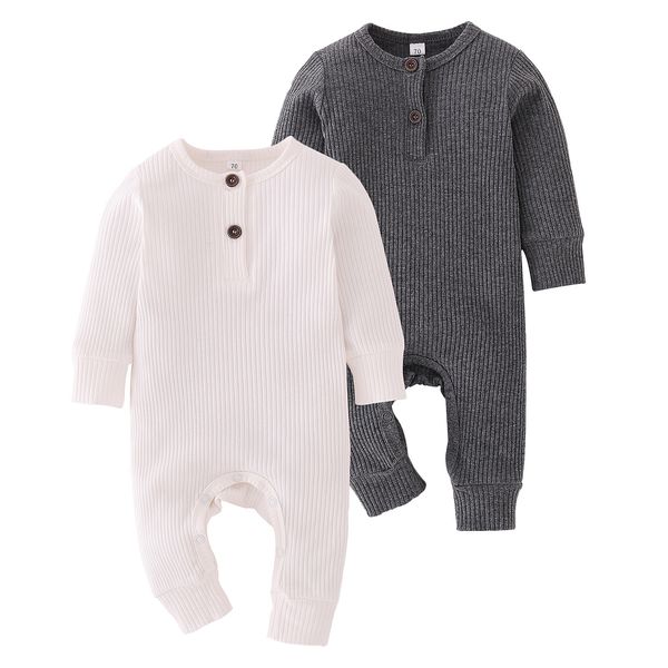 autumn infant baby boy girl romper cotton long sleeve knitted ribbed jumpsuit baby girl boy clothes newborn toddler outfits t200721, Blue
autumn infant baby boy girl romper cotton long sleeve knitted ribbed jumpsuit baby girl boy clothes newborn toddler outfits t200721, Blue