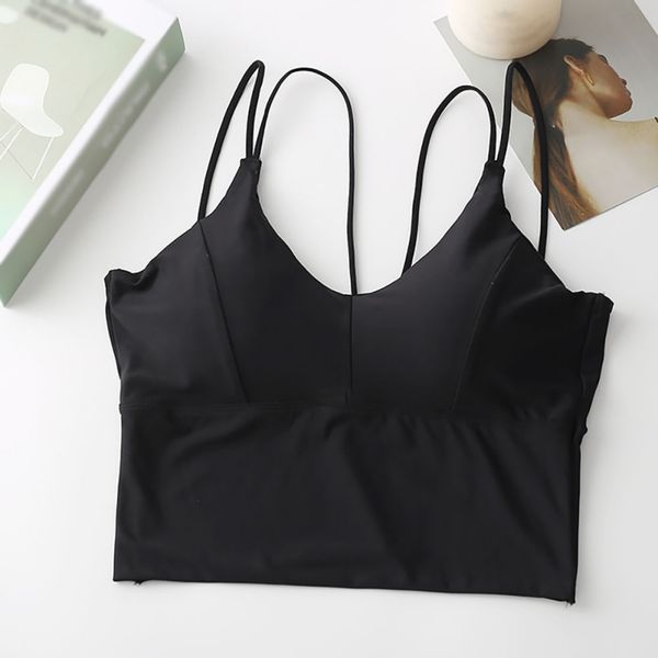 camisoles & tanks women seamless bras ice silk beautiful back underwear female summer thin sling strap tank, Black;white
camisoles & tanks women seamless bras ice silk beautiful back underwear female summer thin sling strap tank, Black;white