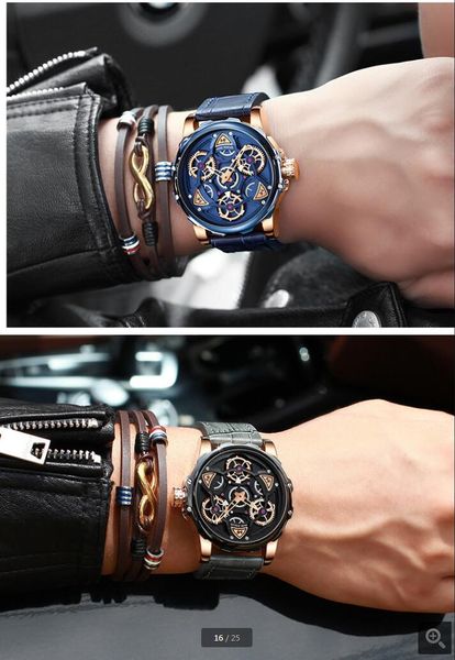 Men's Watches Analog Japanese Quartz Watch Stainless Steel Casual Watches for Men with Leather Bands Calendar, Bronze
Men's Watches Analog Japanese Quartz Watch Stainless Steel Casual Watches for Men with Leather Bands Calendar, Bronze