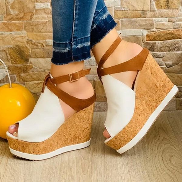 platform wedges sandals for women weave female causal high heels open toe comfort fish mouth shoes zapatos de mujer, Black
platform wedges sandals for women weave female causal high heels open toe comfort fish mouth shoes zapatos de mujer, Black