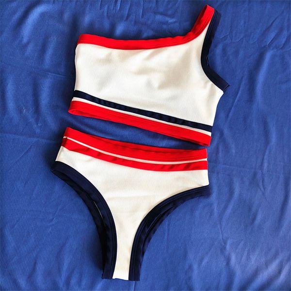 thong bikini set sporty ribbed swimsuit female bathing suit one shoulder bikini set bikinis 2020 swimwear women high cut biquini, White;black
thong bikini set sporty ribbed swimsuit female bathing suit one shoulder bikini set bikinis 2020 swimwear women high cut biquini, White;black