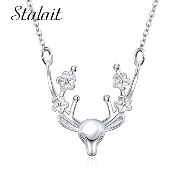 silver color choker plum antler deer pendant lady necklace set christmas jewelry women christmas gift
silver color choker plum antler deer pendant lady necklace set christmas jewelry women christmas gift