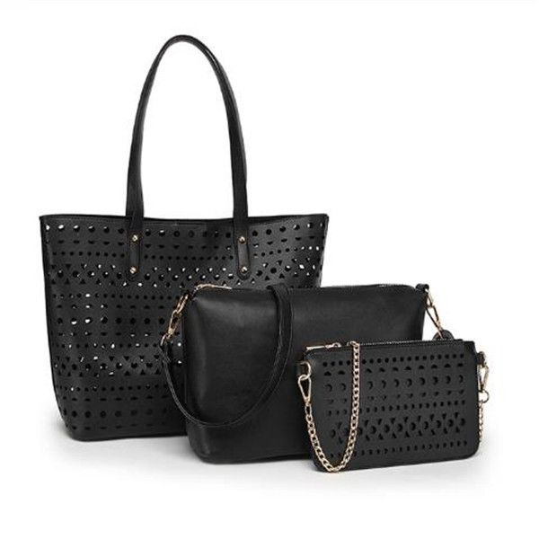 women's fashion handbags 3pcs solid color hollow out summer beach female shoulder bags big capacity girls shopping bags 5.0
women's fashion handbags 3pcs solid color hollow out summer beach female shoulder bags big capacity girls shopping bags 5.0
