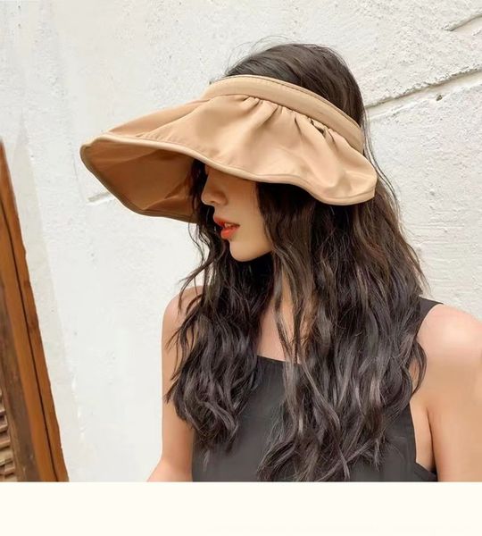 south korea east gate new sunscreen empty hat hair band shell hat hair band dual-purpose foldable uv protection all-match, Blue;gray
south korea east gate new sunscreen empty hat hair band shell hat hair band dual-purpose foldable uv protection all-match, Blue;gray