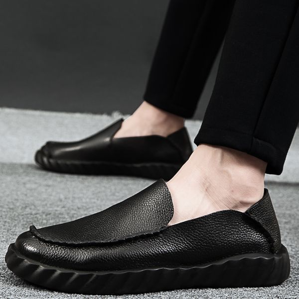 mens genuine leather flats black driving moccasins slip on men's footwear breathable brand men loafers
mens genuine leather flats black driving moccasins slip on men's footwear breathable brand men loafers