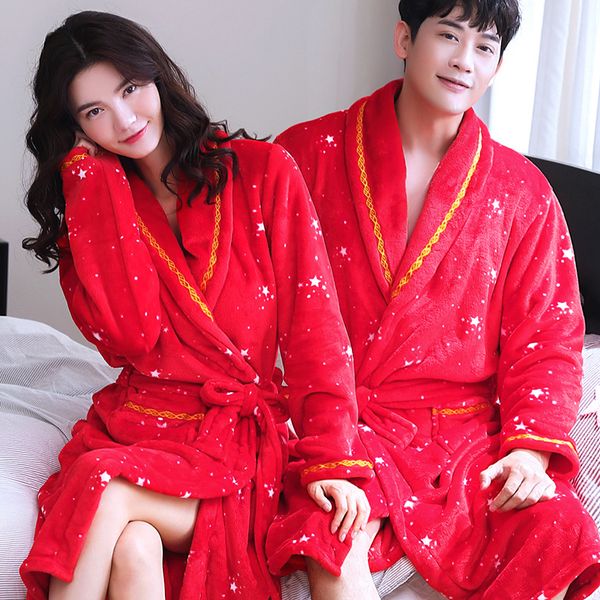 women's sleepwear winter warm coral fleece couples bathrobe home clothes long-sleeve bath robe male female kimono nightgown dressing go, Black;red
women's sleepwear winter warm coral fleece couples bathrobe home clothes long-sleeve bath robe male female kimono nightgown dressing go, Black;red