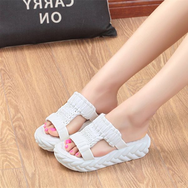 women knit wool slippers 2020 woman gladiator platform sandals women's thick bottom flats ladies casual silde female beach shoes, Black
women knit wool slippers 2020 woman gladiator platform sandals women's thick bottom flats ladies casual silde female beach shoes, Black