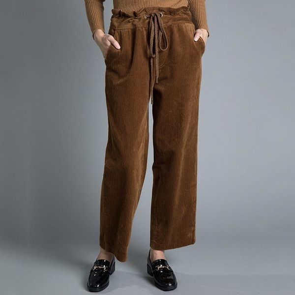 2020 wide leg pants woman high waist leisure time pants corduroy knicker easy light the wind .women 's pants, Black;white
2020 wide leg pants woman high waist leisure time pants corduroy knicker easy light the wind .women 's pants, Black;white