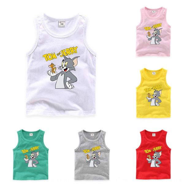 2020 summer cat andchildren's vest candy vest korean casual base shirt sweat-absorbing candy sleeveless undershirt for children, Blue
2020 summer cat andchildren's vest candy vest korean casual base shirt sweat-absorbing candy sleeveless undershirt for children, Blue