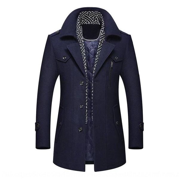 men's woolen mid-length scarf collar cotton thickened woolen jacket men's scarf wool coat wool coat, Black
men's woolen mid-length scarf collar cotton thickened woolen jacket men's scarf wool coat wool coat, Black