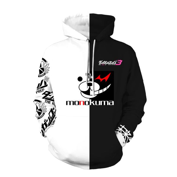 2020 new projectile theory broken black and white bear 3d animation casual hooded fashion sweater cosplay sweater
2020 new projectile theory broken black and white bear 3d animation casual hooded fashion sweater cosplay sweater