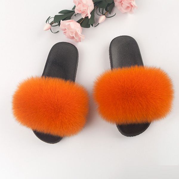 womens real fur slides women real fox fur slides fur fox slippers woman, Black
womens real fur slides women real fox fur slides fur fox slippers woman, Black