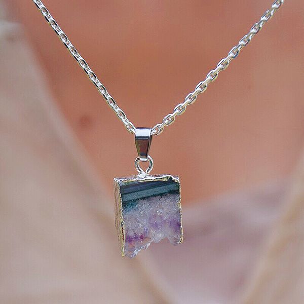 christmas gifts natural stone pendant necklace for women girls high end steel chain necklace dropshipping cx200721, Silver
christmas gifts natural stone pendant necklace for women girls high end steel chain necklace dropshipping cx200721, Silver