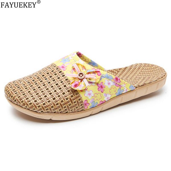 fayuekey 2020 new women linen slippers floral butterfly-knot ladies casual slides girls flat sandals female summer indoor shoes, Black
fayuekey 2020 new women linen slippers floral butterfly-knot ladies casual slides girls flat sandals female summer indoor shoes, Black