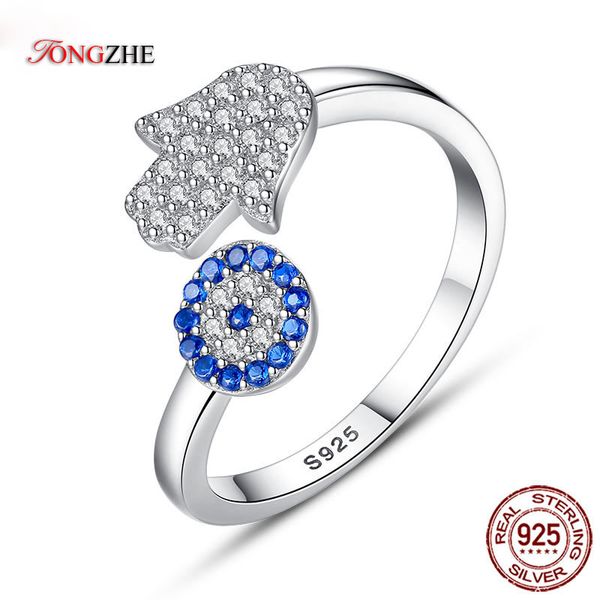 tongzhe 925 sterling silver evil eye ring blue eye hamsa hand fatima adjustable female rings open ring women wedding jewelry, Golden;silver
tongzhe 925 sterling silver evil eye ring blue eye hamsa hand fatima adjustable female rings open ring women wedding jewelry, Golden;silver