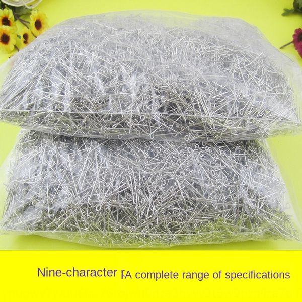 diy metal 9-character t-character needle iron ring 9-character needle beads diy accessories accessories material specifications, Silver
diy metal 9-character t-character needle iron ring 9-character needle beads diy accessories accessories material specifications, Silver