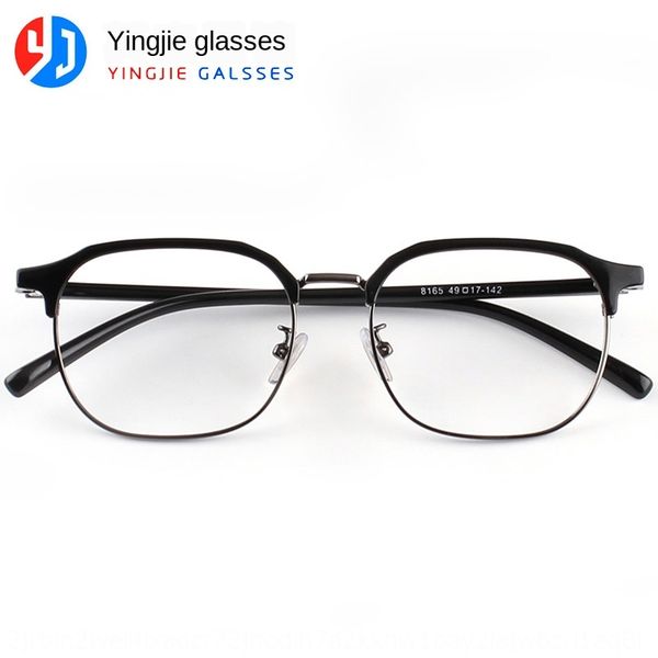 yingjie new glasses men's and women's myopia korean multi-deformation glasses frame eyebrow frame, Silver
yingjie new glasses men's and women's myopia korean multi-deformation glasses frame eyebrow frame, Silver