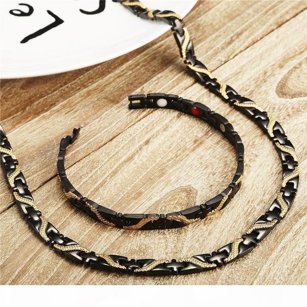 мужские дракон магнитные ожерелья браслеты комплекты в черный из нержавеющей стали здоровье энергия магнитного иона германий комплект ювелир, Silver
мужские дракон магнитные ожерелья браслеты комплекты в черный из нержавеющей стали здоровье энергия магнитного иона германий комплект ювелир, Silver