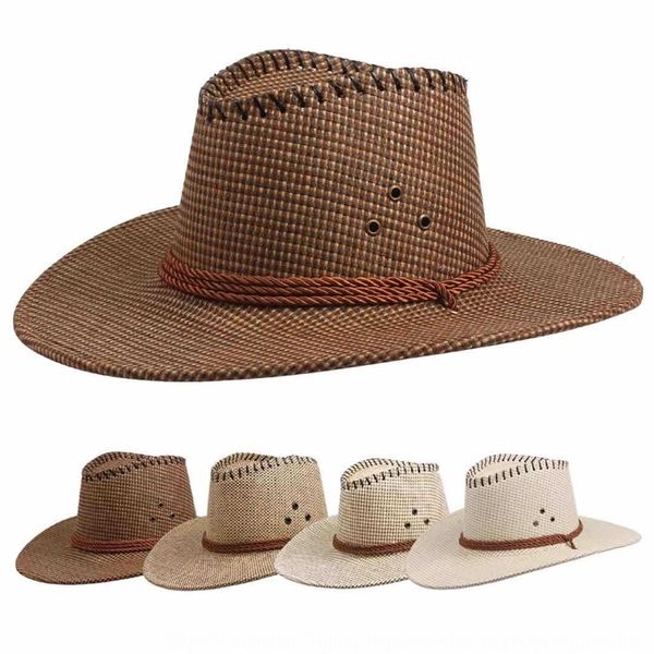 men's denim sun outdoor men's beach three-legged cowboy straw straw hat rope hat, Blue;gray
men's denim sun outdoor men's beach three-legged cowboy straw straw hat rope hat, Blue;gray