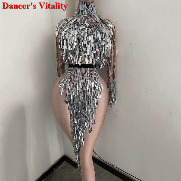 stage stumes for singers ds sequin bodysuit spandex long sleeve dance costumes dress high fork women's birthday party costumes, Black;red
stage stumes for singers ds sequin bodysuit spandex long sleeve dance costumes dress high fork women's birthday party costumes, Black;red