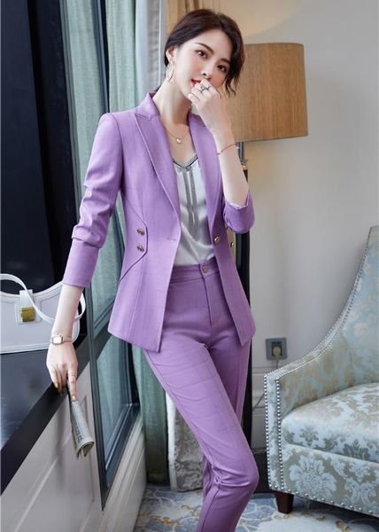 long sleeve elegant women business suits with pants and jackets coat professional office ladies pantsuits career blazers set, White
long sleeve elegant women business suits with pants and jackets coat professional office ladies pantsuits career blazers set, White