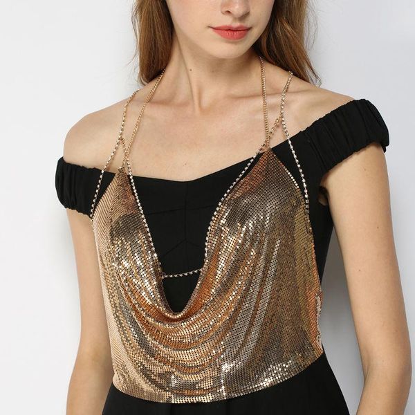 maxi huge metal sequin body chain jewelry women girl chest cover chain multicolor charm body bra bikini chain jewelry t200508, Silver
maxi huge metal sequin body chain jewelry women girl chest cover chain multicolor charm body bra bikini chain jewelry t200508, Silver