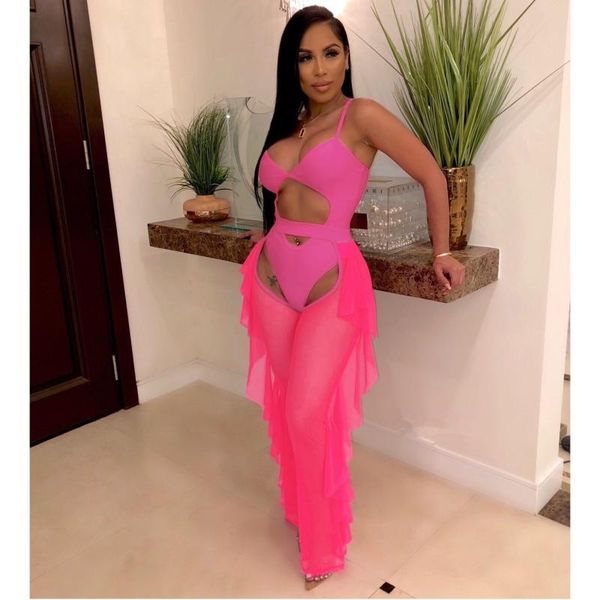 2020 women hollow out two piece set sleeveless open crotch jumpsuit club party pure body suit, White
2020 women hollow out two piece set sleeveless open crotch jumpsuit club party pure body suit, White