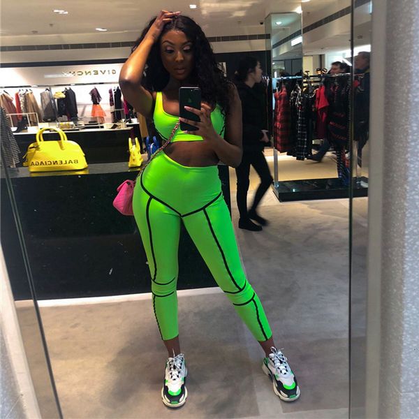 kgfigu two piece set tracksuit women 2019 summer new arrivals fashion style neon green tank and pants matching sets outfits, Gray
kgfigu two piece set tracksuit women 2019 summer new arrivals fashion style neon green tank and pants matching sets outfits, Gray
