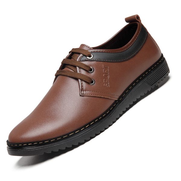 men's spring, autumn and winter business casual shoes lace-up men's leather soft leather low-shoes mens designer, Black
men's spring, autumn and winter business casual shoes lace-up men's leather soft leather low-shoes mens designer, Black