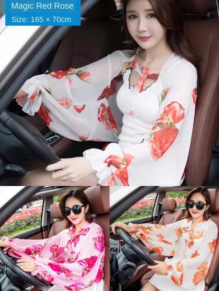 n8luj new summer shawl long sleeve bicycle shoulder strap scarf shoulder strap cycling air conditioning thin sunscreen chiffon scarf printed, Blue;gray
n8luj new summer shawl long sleeve bicycle shoulder strap scarf shoulder strap cycling air conditioning thin sunscreen chiffon scarf printed, Blue;gray