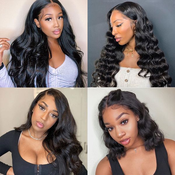 glueless 360 13x6 lace front wigs with baby hair pre plucked bob wigs natural wave peruvian remy full lace human hair wig, Black;brown
glueless 360 13x6 lace front wigs with baby hair pre plucked bob wigs natural wave peruvian remy full lace human hair wig, Black;brown