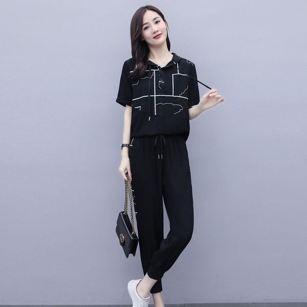 wb9ph korean-style thin slimming two-piece for women 2020 summer fashion aging all-match new korean slimming suit ankle-binding pants casual, Gray
wb9ph korean-style thin slimming two-piece for women 2020 summer fashion aging all-match new korean slimming suit ankle-binding pants casual, Gray