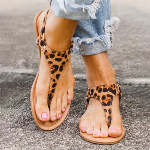 women summer clip toe leopard sandals ladies slip on light metal ring casual flat shoes woman beach fashion female sandal 2020, Black
women summer clip toe leopard sandals ladies slip on light metal ring casual flat shoes woman beach fashion female sandal 2020, Black