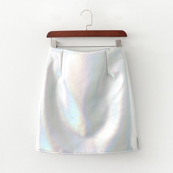 women fashion colorful discoloration pu summer short skirt 2020 stylish lady high waist zipper shining party leather mini skirts, Black
women fashion colorful discoloration pu summer short skirt 2020 stylish lady high waist zipper shining party leather mini skirts, Black