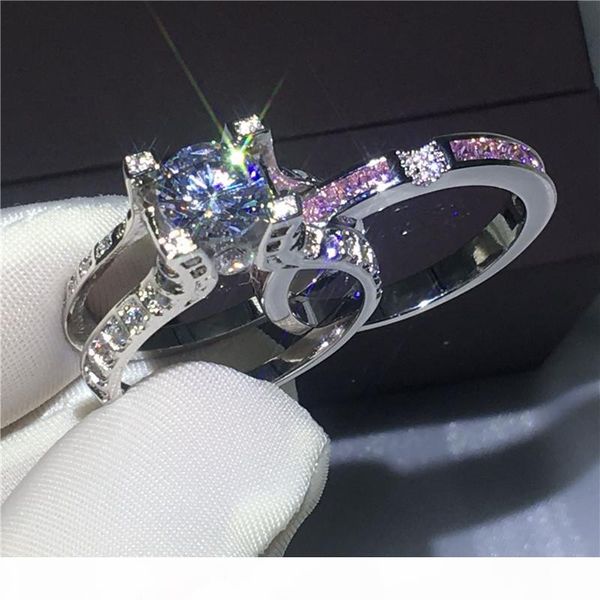 dazzling 2-in-1 women ring set 5a purple zircon crystal white gold filled engagement wedding band rings for women men bijoux, Slivery;golden
dazzling 2-in-1 women ring set 5a purple zircon crystal white gold filled engagement wedding band rings for women men bijoux, Slivery;golden